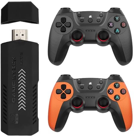 XIXIMENG X2 UItra Game Stick 4K HD - Consola de videojuegos doble inalámbrica 2.4G, consola retro 128G 40000 juegos