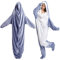 JESOHO Shark Blanket Hoodie Onesie Adult, Wearable Shark Blanket,Sleeping Bag,Soft Cozy Shark Costume,Cosplay Shark Costume Gift for Family and Friends (M-for:155cm~165cm Height)