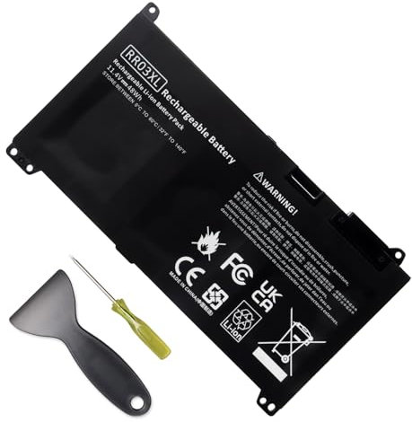 Glaxcidy RR03XL 851610-850 Batterie pour HP ProBook 430 440 450 455 470 G4 G5 MT20 Série, 851477-421 851477-541 851610-855 RR03048XL HSTNN-PB6W HSTNN-LB7I HSTNN-UB7C [11.4V/48Wh]