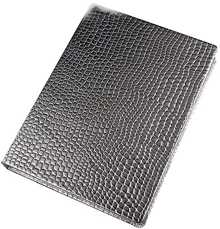 AUTSUPPL Alligator Texture Nail Polish Display Book 160 Random Colors Embedded Nail Show Card for Manicure Tools Presentation