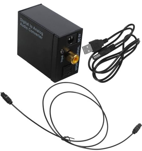 JECOMPRIS Digital-analog-audio-konverter Mit Usb-stromversorgung Und Optischem Kabel Unterstützt Khz Samplingraten Einfache Installation Für Heimkino Und Soundbar Geeignet