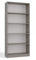 CDF Office Bücherregal R80 | Farbe: Lehm (grau) | Für Wohnzimmer, Büro, Arbeitszimmer | Modern | Regal für Bücher und Spielzeug | Ideal für Kinderzimmer, Teenager, Jugendzimmer