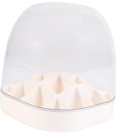 HOLIDYOYO Lipstick Storage Box Lipstick Container Case for Cosmetics Holder Desktop Makeup Organiser Dust Cover