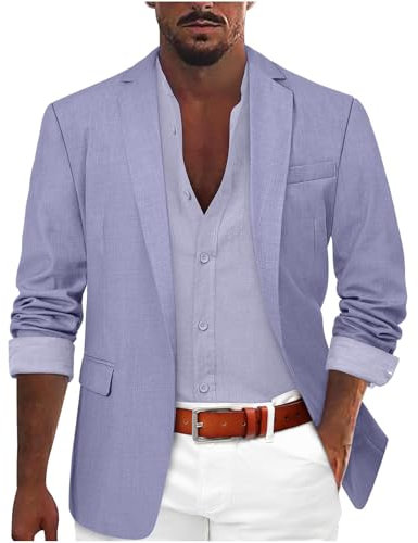 Anzugjacke Herren Regular Fit: Herren Sakko Sportlich Modern Stretch Blazer Männer Slim Fit Freizeit Jackett Business Anzugjacke Smokingjacken Mit Taschen Für Party Abschlussball