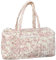 HiTotes Sac de sport matelassé pour femme, sac de voyage, sac de week-end, sac à langer en coton, sac esthétique, pour infirmière, 01-Rose Floral, 41cm