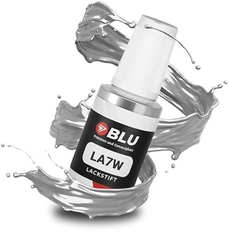 BLU Auto Lackstift Silber kompatibel für VW LA7W Silber REFLEXSILVER | Auto Lack Reparatur Ausbesserungslack