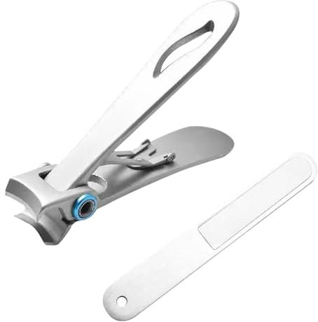 Archivo de clavos y cortajeradores, morteros de uñas para adultos, Cortador de uñas de los pies Cortero de acero inoxidable CLIPPER, Kit de aseo de uñas Archivo de la uña a prueba de óxido para adulto
