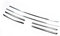 Racing Grill Für FIAT Für Ducato 2006-2014 Auto-Lamellenformteil Chrom-Edelstahl-Zierleiste Kühlergrill Zubehör Polierter Grill Kühlergrill Vorne