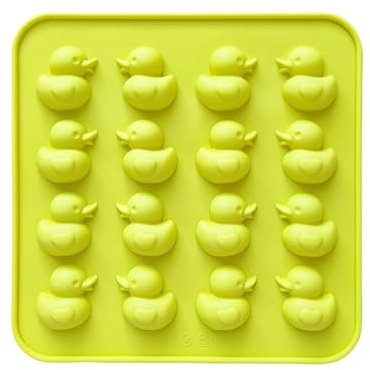 ApexPine 16 Cavity Duck Silicone Mould for Baking DIY Craft Use | 16 cavity duck shaped silicone mould, soft easy-release for chocolate jelly ice soap candle home baking diy craft