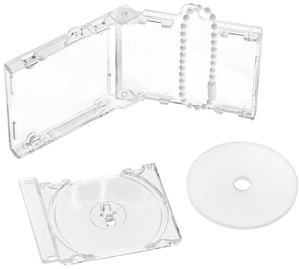 ZEPFJHE Rohlinge, CD Hülle, Peripheriegeräte, Erinnerungsalbum, Rohlinge, CD Hülle, Anhänger für Schlüsselanhänger, Rucksack, Hängedekoration, Handykette, Ornamente
