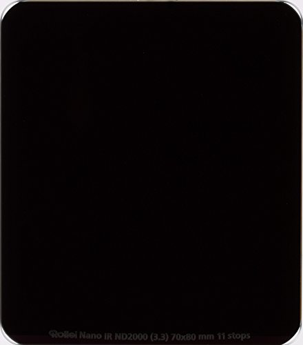 Rollei Profi Rechteckfilter - Neutralgraufilter aus echtem Schott-Glas - ND 2000 (11 Stops) für 70 mm