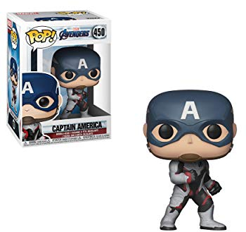 Funko Pop! Bobble: Marvel Avengers Endgame: Captain America - Figurine en Vinyle à Collectionner - Idée de Cadeau - Produits Officiels - Jouets pour Les Enfants et Adultes - Movies Fans