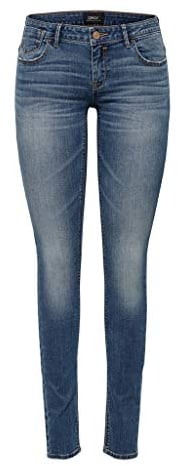 ONLY NOS Damen ONLCORAL Superlow SK JNS BB CRYA041 NOOS Skinny Jeans, per Pack Blau (Dark Blue Denim Dark Blue Denim), 34/L32 (Herstellergröße: 25)