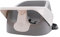 BabyDam SpongePod Baby Feeding Chair, Dining and Booster Seat for Babies and Toddlers, Easy to Clean with Removable Tray - Grey/White