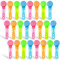 JOYIN 24 Pack Mini Seifenblasenstäbe für Themen Geburtstag, Hochzeit, Seifenblasen Kinder, Seifenblasenmaschine für Sommer Geschenke Blasen Spaß Spielzeug
