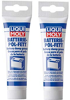 ILODA 2X Original Liqui Moly 50g Batterie-Pol-Fett Battery Pole Fat Spezialfett 3140