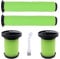 HouYeen 4Pcs Stick Filters and Washable Foam filter for Gtech Air Ram MK2 K9 Handheld Cordless Vacuum Cleaner Vac Spares with Cleaning Brush