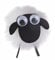 Scotland Scottish Nessie Sheep Highland Cow Pom Pom Fridge Magnet (Sheep Pom Pom)