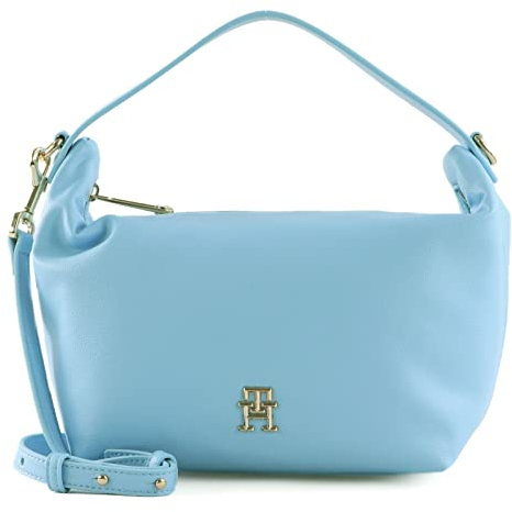 Tommy Hilfiger Damen Umhängetasche TH Casual Shoulder Bag Klein, Blau (Vessel Blue), Einheitsgröße