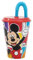 GOBELET RÉUTILISABLE POUR ENFANTS AVEC PAILLE EN PLASTIQUE SANS BPA 430 ML | MICKEY BETTER TOGETHER