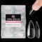UNA GELLA Capsule Américaine Ongle Stiletto Moyen, 504 Pièces 12 Tailles Capsules Ongles Amande Formes Préformées pour Ongles en Gel Full Cover, Faux Ongles Autocollants pour Salon et Art Ongulaire