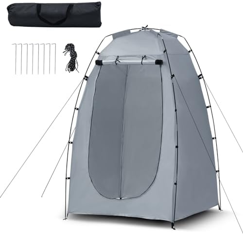 LEMROE Strandumkleidezelt mit Tragetasche wasserdicht Duschzelt mobiler Toilettenzelt für Camping Rucksackreisen Outdoor Pop Up Zelt Wurfzelte