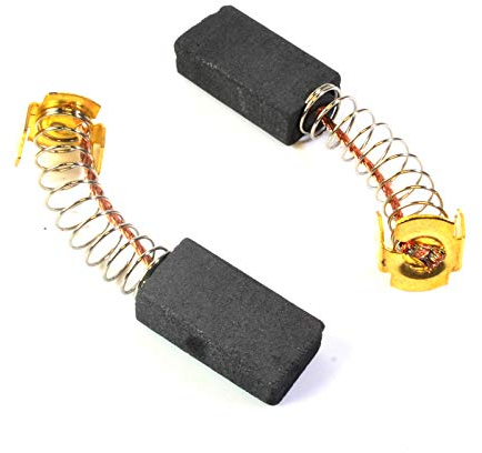 2 pcs Carbon Brush 20mm x 10mm x 6mm Angle Grinder Carbon Brushes Replacement for Electric Rotary Motor Tool