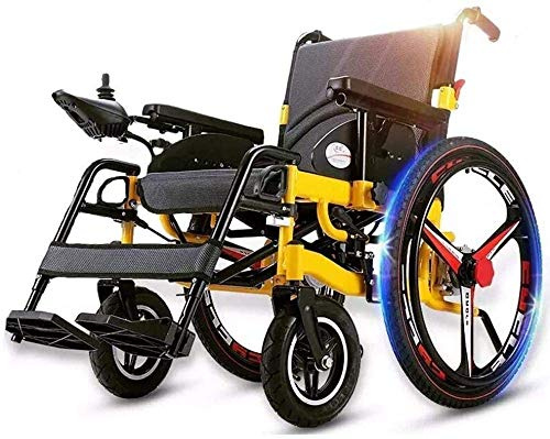 Elektrischer Rollstuhl, Transportstuhl, intelligenter elektrischer Klapp-Leichtbau, langlebige elektrische Rollstühle, behinderte ältere Menschen im Freien