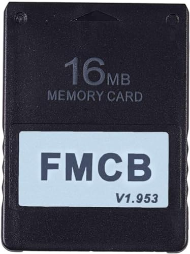 Gokelomg FMCB McBoot V1.953 Carte mémoire pour PS2-2 OPL Boot (16 Mo)