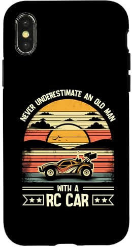 iPhone X/XS Never Underestimate An Old Man With A RC Car Remote Control Case