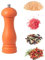 AADDFDD Manuelle Pfeffermühle, Pfeffermühle mit verstellbarem Keramik-Rotor, nachfüllbare Meersalzmühle für Ihre Küche, 15,5 x 5 cm, Orange
