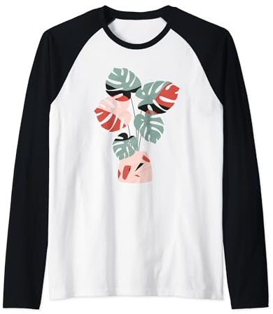 Monstera Leaf Monstera Deliciosa Käsepflanze Raglan