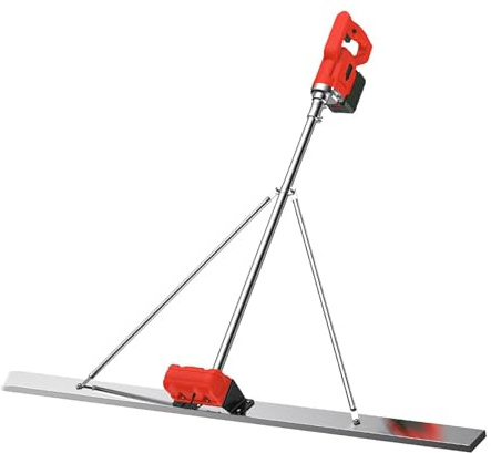 Herramienta vibratoria de hormigón,Herramienta de acabado de hormigón con regla eléctrica,Paleta de hormigón con batería de litio,Nivelación de superficies de cemento con regla inalámbrica eléctrica