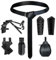 MVFEUIJ Halloween Mittelalter GüRtel Anzug, Wikinger Kleidung ZubehöR, Mittelalter Ritter Zubehör, Kostüm Zubehör 6 Set für Cosplay, Zauberer, Maskerade, Halloween (Schwarz)