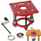 ZYWUOY Router Table Insert Plate, Precision Router Lift Router Table Insert Plate Lift Base For 63.5-65mm Motors (B)