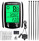 Bike Computer, 19 Functions IP54 Waterproof GPS Speedometer Odometer, Wired Cycling Computer Touch Screen with LCD Backlit Touch Screen, Men Universal Cycle Computer Bike Speedometer