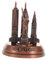 LIFKICH Wahrzeichen Ornamente New York City Souvenirs Stadtarchitektur Spielzeug New York City Modell Nachbildung New York City Statuenmodell New York City Architektur
