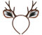 MorLuks Serre Tete Renne, Serre-tête Bois de Cerf avec Oreilles, Cerceau Bandeau Bois Renne, Renne Deguisement Accessoires pour Enfants Adultes Carnaval Halloween Cosplay