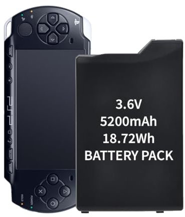 Batterie 5200 mAh PSP-S110 pour Sony PSP 3000 / PSP Slim 2000, PSP-2001, PSP-3000, PSP-3001