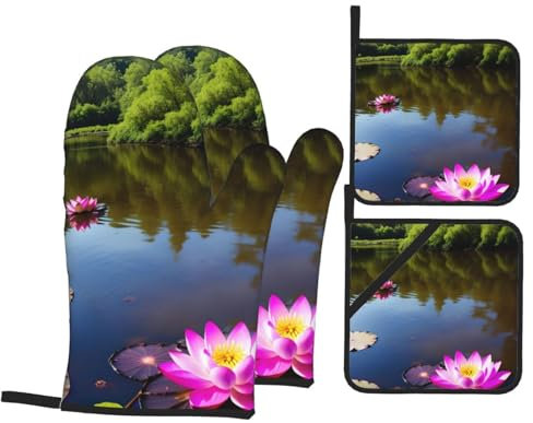 Guanti da forno con stampa fotografica personalizzati, guanti da forno e presine personalizzati, regali per cucinare in cucina