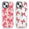 Phoona 2 packs Phone Case for iPhone 15 PLUS 6,7'', Cute Clear Transparent Cover with Bow Pattern Aesthetics Design, Soft Shockproof Protective Bumper Slim Funda for Women Girls