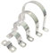 SHUNCHG 4 piezas Abrazaderas Metalicas para Tubos,80mm Mordazas para Tuberías Abrazaderas Fijas para Tubos, Abrazaderas en U de Acero Inoxidable Abrazadera Tubo
