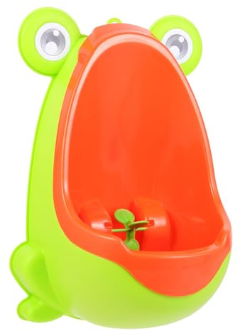 Kindertoilette Trainingsurinal mit Rotierendem Windrad aus Kunststoff | Spritzschutz, Abnehmbarer Behälter, für Glatte Fliesen im Bad, Geeignet für Kleinkinder