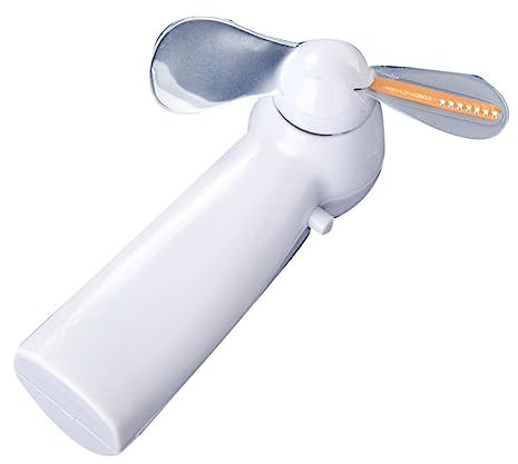 HOMSFOU Petit Ventilateur Avec Lumière Mini Ventilateur Portatif Fonctionnant Sur Batterie Pour