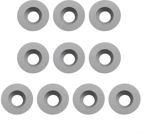 babominimer Carbide Round Chisel Cutter Inserts For Wood Lathe 12mm Size, Perfect For Crafting Bowls And Vases Round Carbide Insert Cutter Negative Rake Angle Replacement