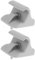 ECSiNG 2 Clips para Parasol de Coche 8523505100OM Compatible con Hyundai I20 Getz 08-15 Gris