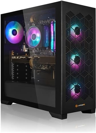 Aurum Gaming PC Ryzen 7 5800X • RX9060XT 16GB • 16GB DDR4 • 1000GB M.2 SSD • Windows 11 • Luftkühlung • WLAN • Gamer PC Computer Gaming Rechner