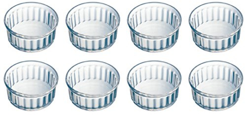 Pyrex Set of 8 10cm Glass Ramekins - Classic Collection