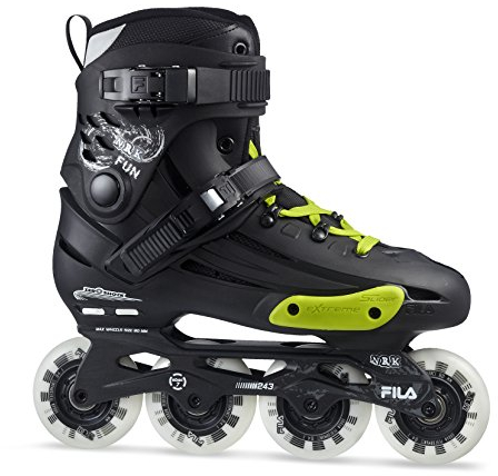 FILA SKATES 010618055 NRK Fun Inline Skate Unisex Black/Yellow/Magenta Größe 46