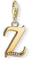 Thomas Sabo Damen-Charm-Anhänger Y Buchstabe Gold Charm Club 925 Sterling Silber 1631-414-39